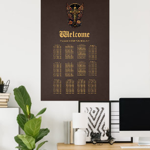 En styrkesymbol: Ornatet kor med vingar. Poster