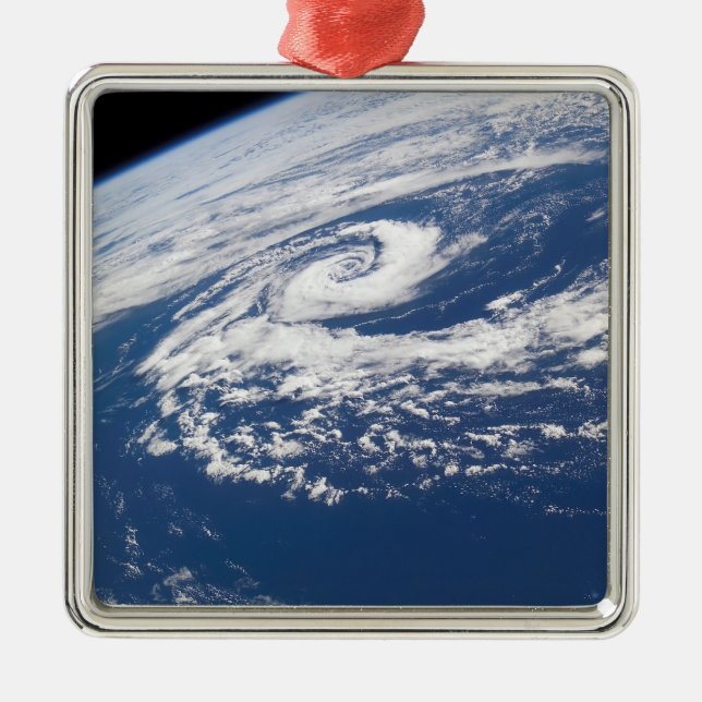 En subtropisk cyklon julgransprydnad metall (Framsidan)