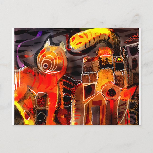 En sudamerikansk saga vykort (Framsida)