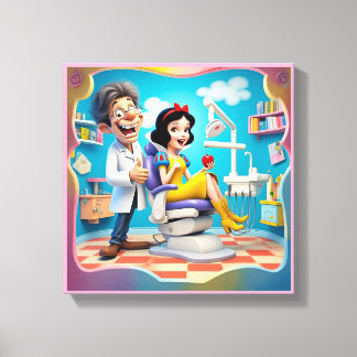 "En sund liten är allas fel." Canvastryck