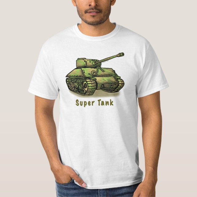 En Super Tank t-shirt (Framsida)