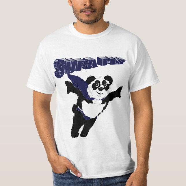 En superdupflygig kille t shirt (Framsida)
