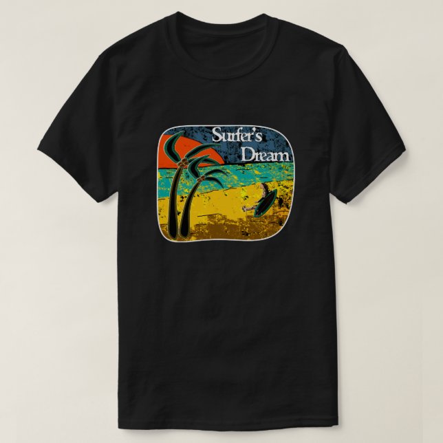 En surfare dröm t shirt (Design framsida)