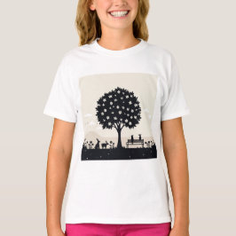 En surreal och lugn scen i naturen t shirt