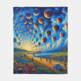En surrealistisk resa genom Ljud och vision Fleecefilt