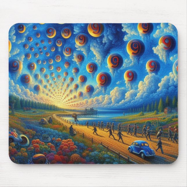 En surrealistisk resa genom Ljud och vision Musmatta (Framsidan)