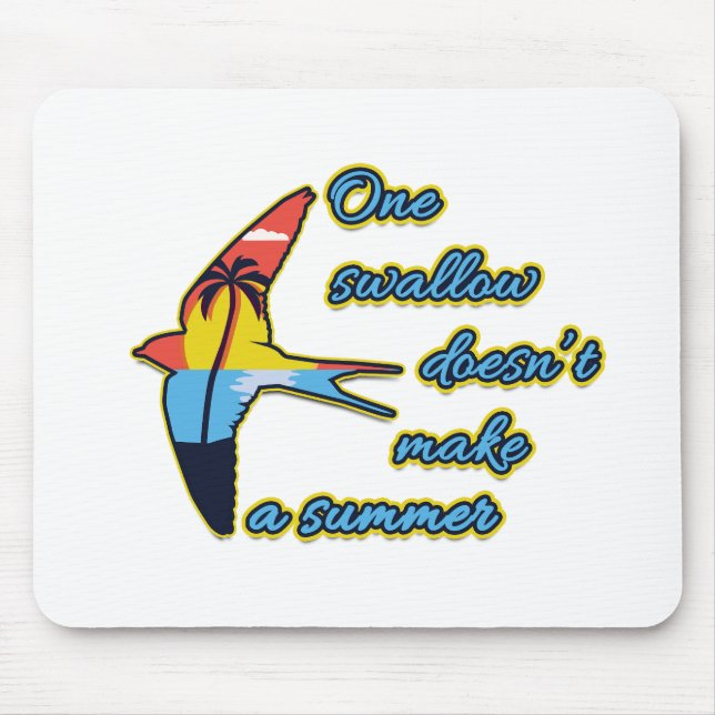 En Sväljer gör ingen sommar Musmatta (Framsidan)