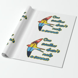 En Sväljer gör ingen sommar Presentpapper