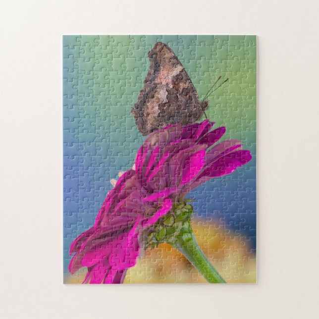 En svalstjärtfjäril | Papilio Multicaudatus Pussel (Vertikal)