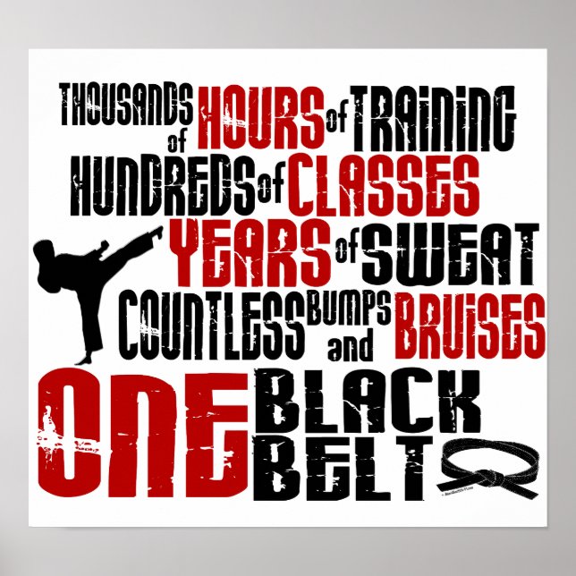 EN Svart Bälte 2 Poster (Framsidan)