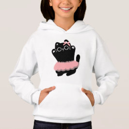 "En svart katt kommer till liv i en dansskjort." T Shirt