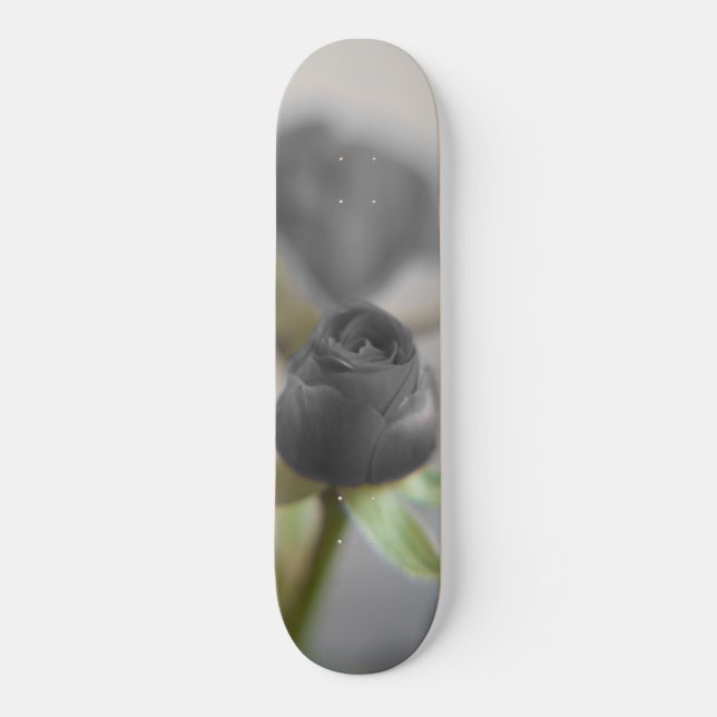 En svart ro för din älskling.. skateboard bräda 19,5 cm (Framsida)
