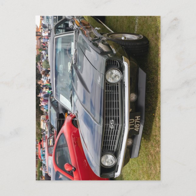 En svart serie 1 Chevrolet Camaro Vykort (Framsida)