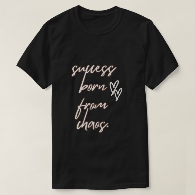 en svart T-shirt (Design framsida)
