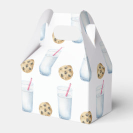 En Sweet Cookie och Mjölk Girl First Birthday Presentaskar