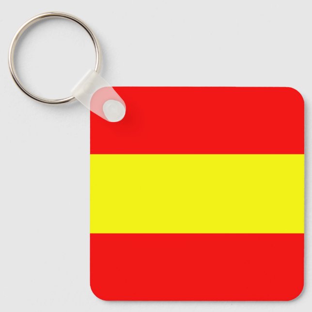 en symbol för nummer för sjömansalfabet, flagga nyckelring (Framsida)