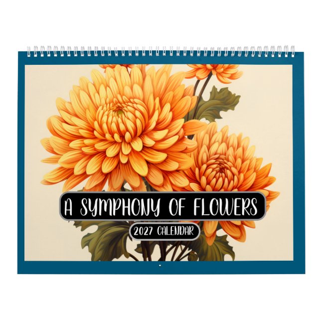 EN SYMFONI AV BLOMMOR 2027 KALENDER (Omslag)