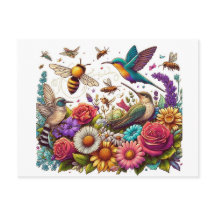 En symfoni av blommor och flyg