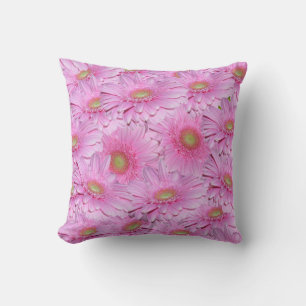 En symfoni av rosa gerbera, kudde