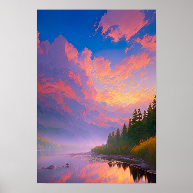 En symfoni på Färg Poster (Framsidan)