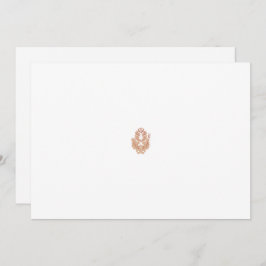 En symmetrisk design med bruna geometriska motiv tack kort