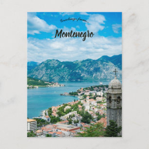 En syn på Kotor Montenegro Vykort