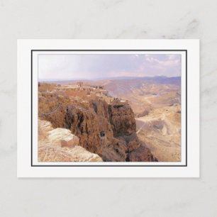 En syn på Masada Vykort