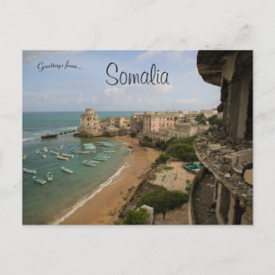 En syn på Mogadishu Somalia Vykort