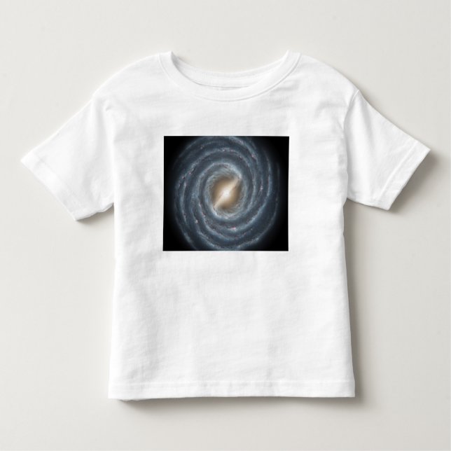 En syn på vår egen Milky Way Galaxy T Shirt (Framsida)