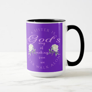 "En syster är.." Anpassade kaffe/Tea Mugg