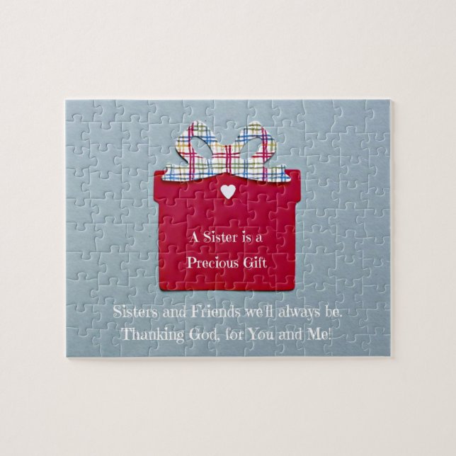 En syster är en skadlig gåva pussel (Horisontell)