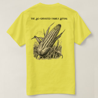 En t-shirt designad för familjeutflykter på gården