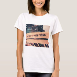 En T-shirt designad med New York-andan