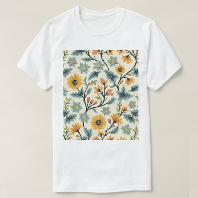 en T-shirt med färsk vår (Design framsida)