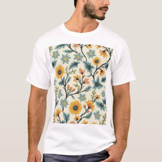 en T-shirt med färsk vår