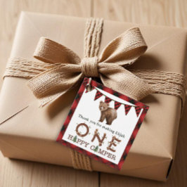 En Tack för favorittaggar för Camper Birthday Lyck Gåvor Etiketter