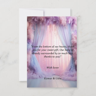 En Tack som Sverige som Baby Smile