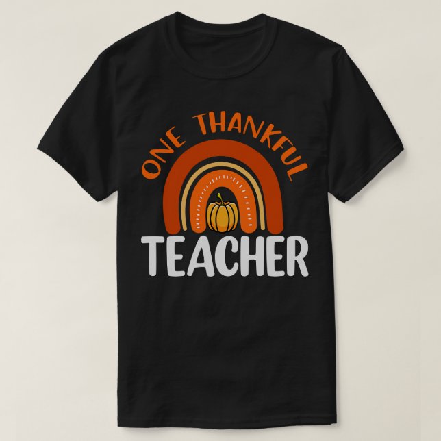 en tacksam lärare t shirt (Design framsida)
