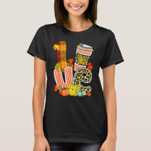 En tacksam lärarThanksgiving Retro Groovy Rai T Shirt