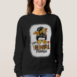En Tacksam Mamie Rösslad frisyr Kvinnor Höst Thank T Shirt