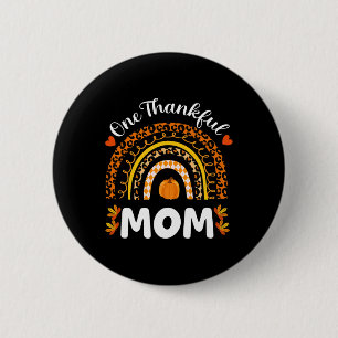 En tacksam Mamma Thanksgiving Rainbow Fall Leopard Knapp