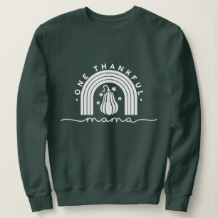 En tacksam mamma typografi-skjorta t shirt