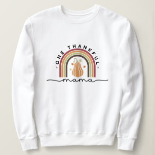 En tacksam mamma typografi-skjorta t shirt