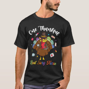 En tacksam Med Surg Nurse Turkey Lycklig Thanksgiv T Shirt