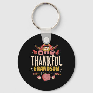 En tacksam morson, hösthösten, Thanksgiving Nyckelring