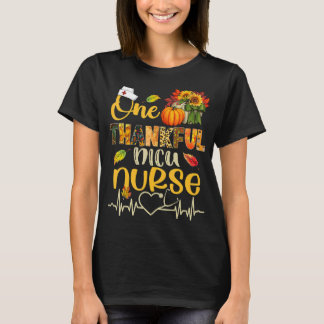 En tacksam NICU-sjuksköterska Pumpa Stetoskop Tack T Shirt
