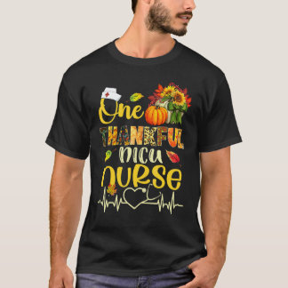 En tacksam Nicu-sjuksköterska Stetoskop Pumpa Tack T Shirt