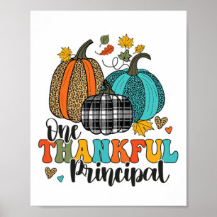 En tacksam skolelever Thanksgiven Poster