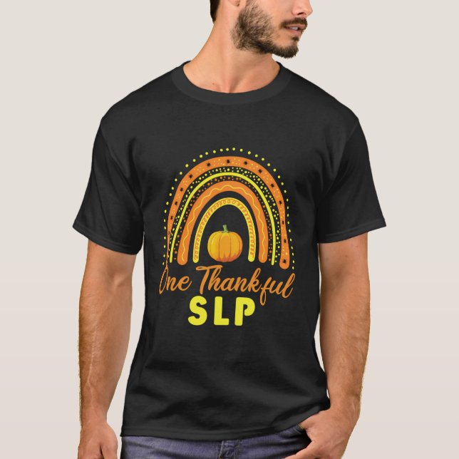 En tacksam Thanksgiving av slammusslet Leopard Reg T Shirt (Framsida)