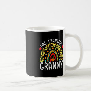 En tacksam Thanksgiving Rainbow Leopard F Kaffemugg